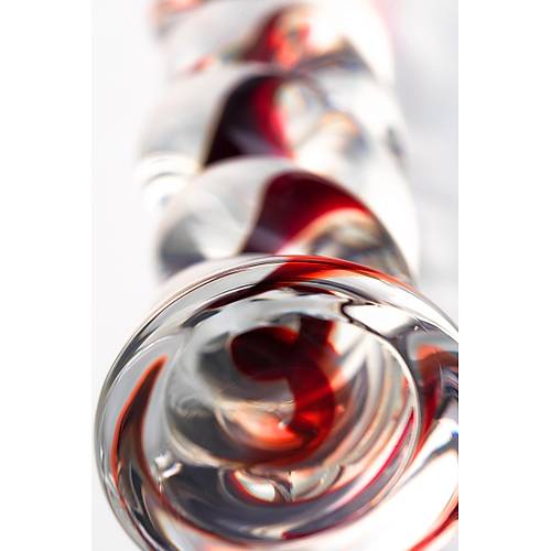 Gereki olmayan yapay penis Sexus Glass, cam, transparan, 18 cm