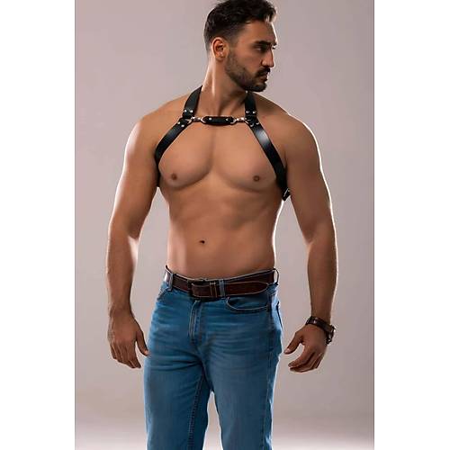 Erkek Deri G���s Harness - APFTM139
