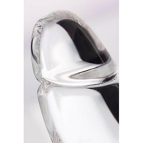 Gereki olmayan yapay penis Sexus Glass, cam, transparan, 17,5 cm