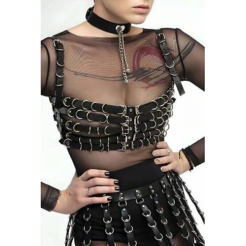Be�li G���s Ba�lamal� Ve Etek Deri Harness - APFT891