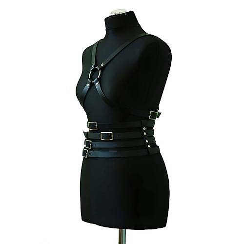 Deri Belden D�rt S�ral� G���s Harness - APFT911