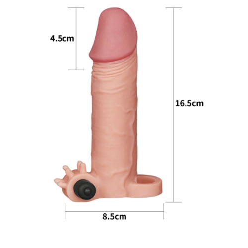 LOVETOY X-TENDER Realistik Titreimli Uzatmal Penis Klf