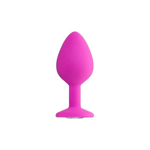 ToDo by RED Brilliant Anal Plug, silikon, pembe, 8 cm,  3 cm, 50 g