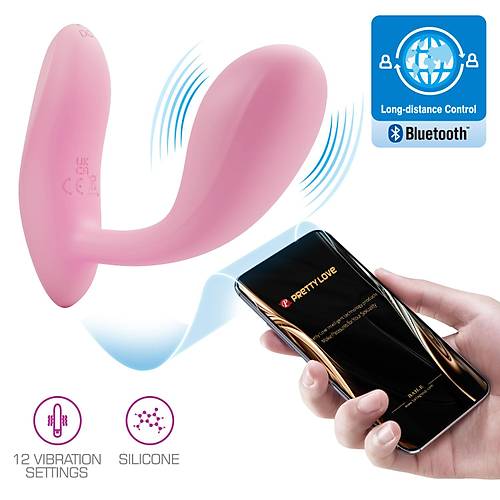 12 Titreimli Kavisli G-Spot APP Vibratr