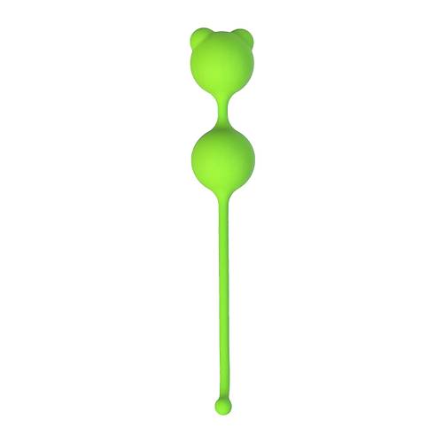 A-Toys by TOYFA Meeko Vajinal Toplar, silikon, yeil, 16,4 cm,  2,7 cm