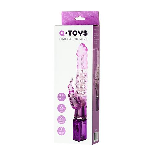 A-Toys by  High-Tech Klitoral Uyarıcı Vibratör, TPE, mor, 26,5 cm