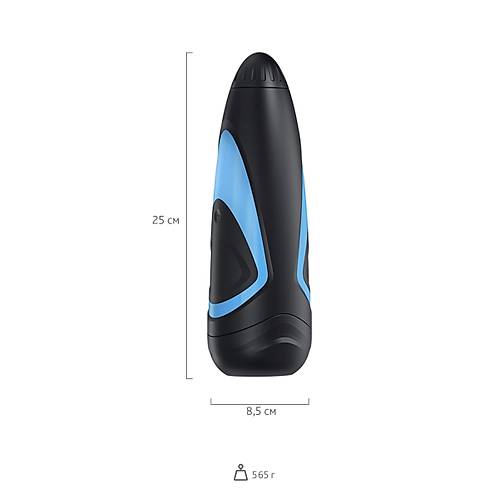 Satisfyer Men One Masturbator gereki Olmayan Tatmin Edici Erkekler, silikon, siyah, 25,5 cm