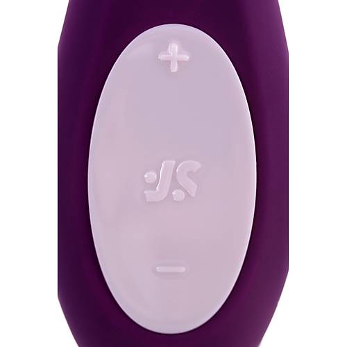 Satisfyer Double Joy Connect App Violet iftler in Vibratr, silikon, mor, 18 cm