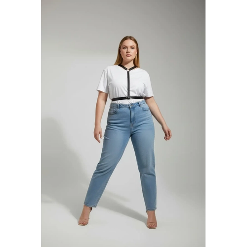 B�y�k Beden Siyah Kad�n Kemer Harness Model Deri Aksesuar - APFT599