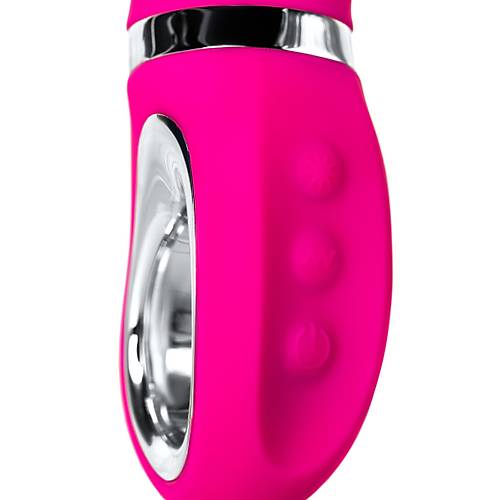 JOS PLO Vibratr, WOW Modlu, Silikon, Pembe, 20 cm