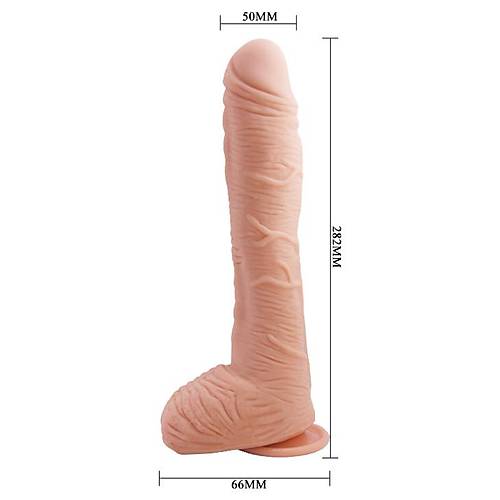 Beautiful 27 CM G-Spot Realistik Damarl Vantuzlu Dev Dildo Penis