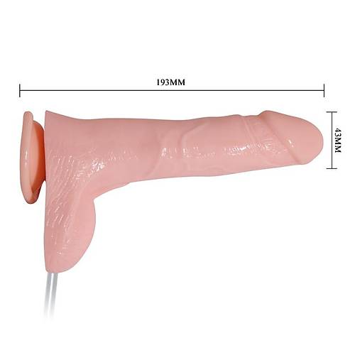 19 CM Su Fkrtmal Titreimli Realistik Vibratr Penis