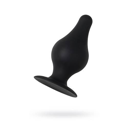 Erotist Spade Anal Plug, XS, Silekspan, siyah, 6,5 cm