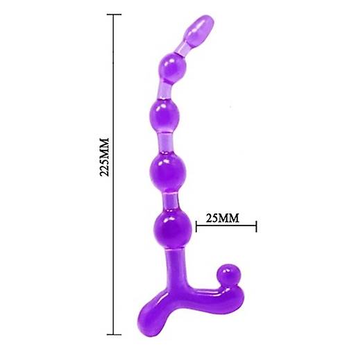 Bendy 22.5cm Sral Anal Vajinal Top Anal Plug Tka Ac