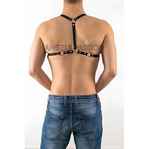 Lastik Erkek Harness - zel retim Erkek Harness - Seksi Lastik Erkek Harness - APFTM64