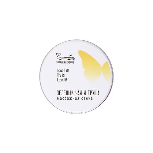 Eromantica Masaj Mumu "Yeil ay ve Armut", 30 ml