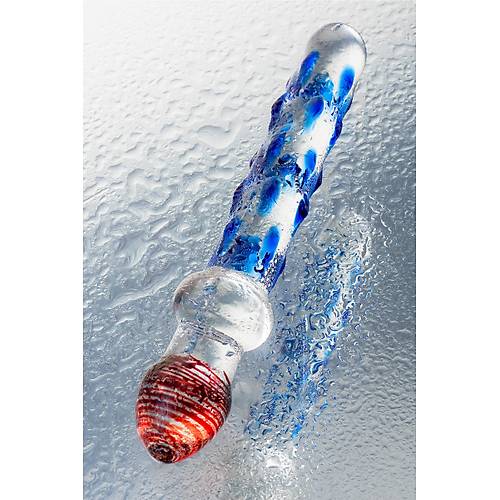 Sexus Glass ift Tarafl Cam Dildo, effaf, 20 cm