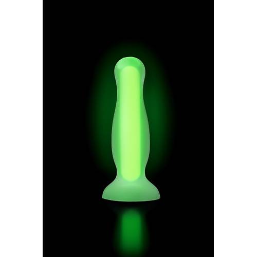 Beyond by Toyfa Mortimer Glow Karanlkta Parlayan Anal Plug, Silikon, effaf, 12,5 cm