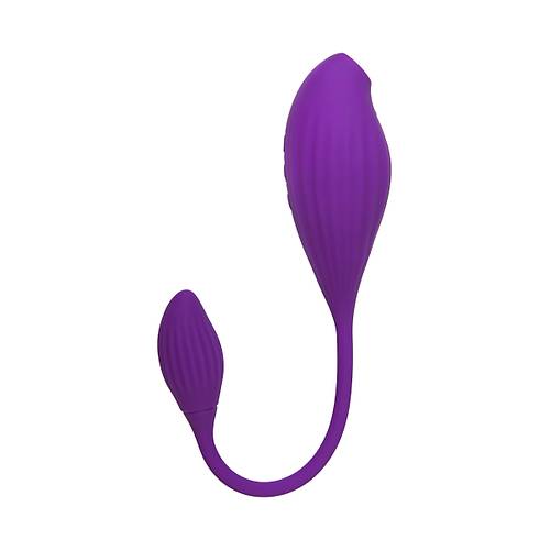 JOS Ginny Vakum Klitoral Vibrator, Silikon, Mor, 31 cm