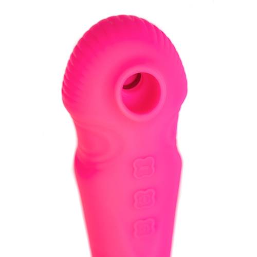 Vakum uyarml vibratr-pulsatr JOS COTOX, silikon, pembe, 23 cm