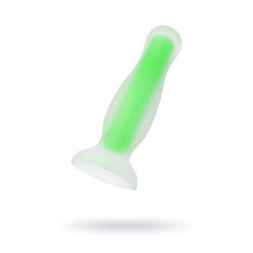 Beyond by RED Victor Glow Karanlkta Parlayan Anal Plug, Silikon, effaf, 10 cm