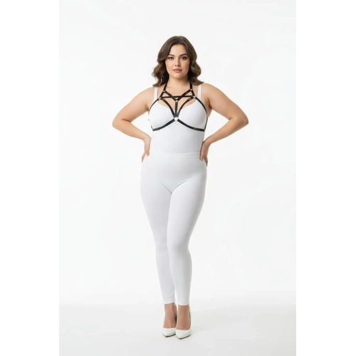B�y�k Beden Siyah Kad�n Harness �zel Tasar�m Lastik Aksesuar - APFT352