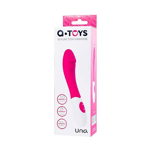 A-Toys by TOYFA Una Vibratr, silikon, pembe, 19,8 cm