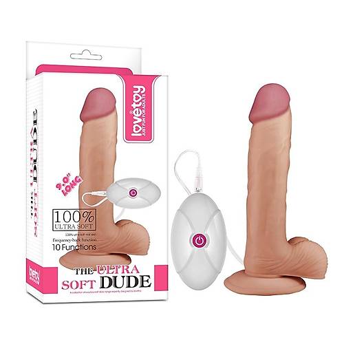 LOVETOY UR3 Yeni Nesil Titreimli 23cm Realistik Vibratr Dildo