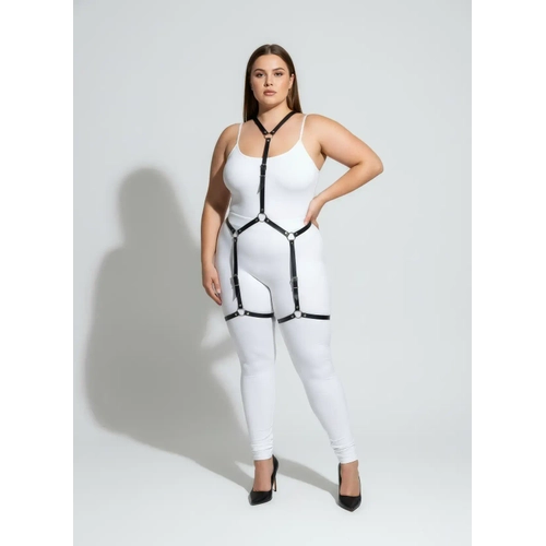 B�y�k Beden Siyah Kad�n Jartiyer Harness Fantazi �� Giyim V�cut Aksesuar� - APFT234