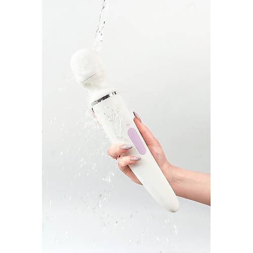 Satisfyer Wand-er Woman Vibratr, ABS plastik, beyaz, 34 cm