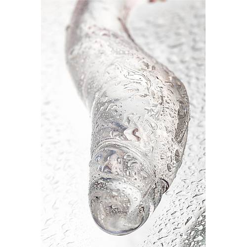 Gereki olmayan yapay penis Sexus Glass, cam, transparan, 17,5 cm