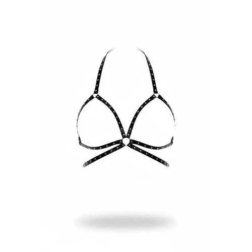 Siyah G���s Harness Z�mbal� Halter Yaka - APFT500
