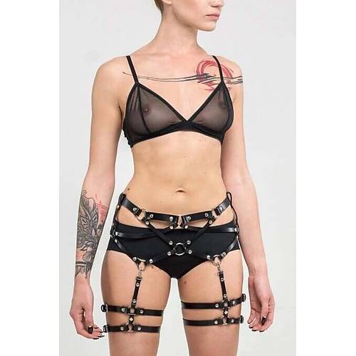Deri Fantazi Jartiyer Harness - APFT876