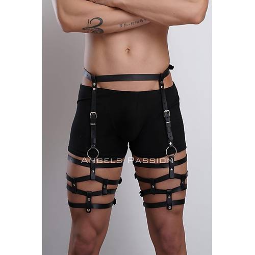 Erkek Bacak Harness, Bacak Kemer ve Bacak Aksesuar, Tarz Erkek Bacak Kemer - APFTM173