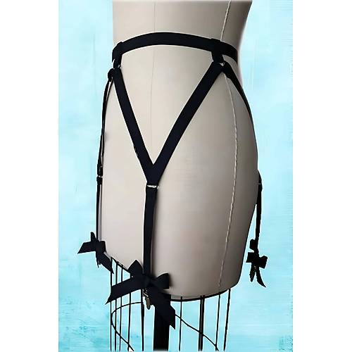 Fiyonklu Seksi Jartiyer Harness - APFT68