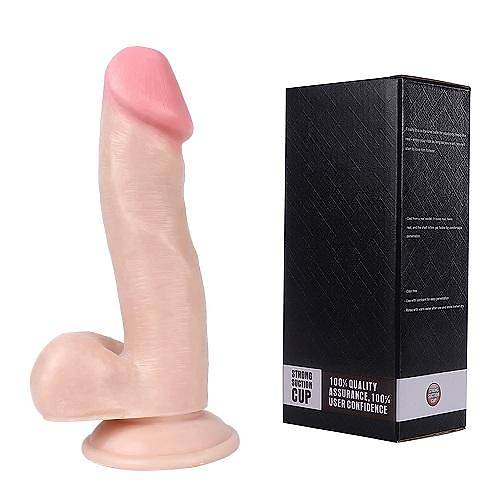 Xise 17 CM Vantuzlu Gereki Realistik Penis Dildo