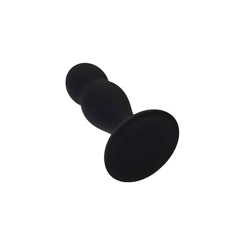 Erotist Hidro Anal Plug, M, silikon, siyah, 10,5 cm