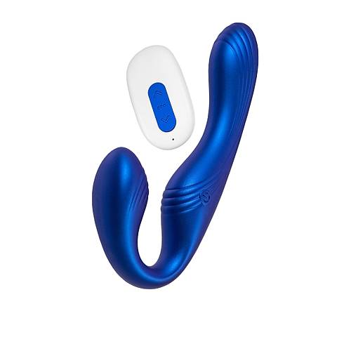 LEroina APP Ardee Kaysz Strap-On  Uygulama ve Kumanda Kontroll, Silikon, Mavi, 31 cm