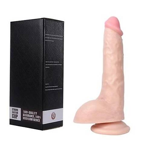 XS Strong Pounder Et Dokusu Sper Realistik Penis Dildo 25.5 CM