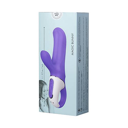 Satisfyer Magic Bunny Gereki olmayan  Vibratr, Silikon, Mor, 17,7 cm