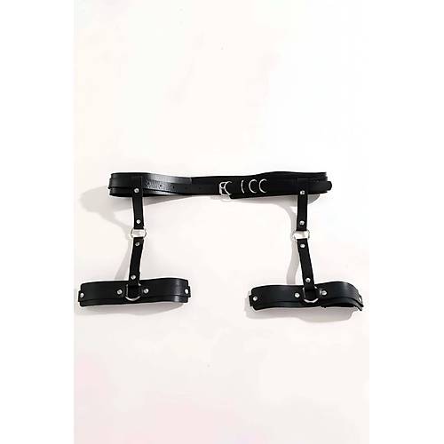 Seksi Deri Jartiyer Harness - APFT804