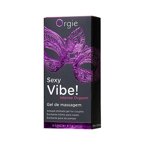 ORGE Sexy Vibe Intense Isnma ve Soutma Etkisi Olan Orgasm Masaj Jeli, 15 ml