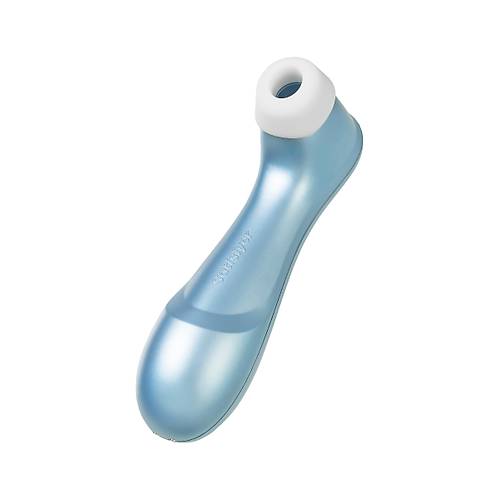 Satisfyer PRO 2 (blue) Vakum Dalgal Klitoris Uyarc Vibratr, silikon, mavi, 15 cm