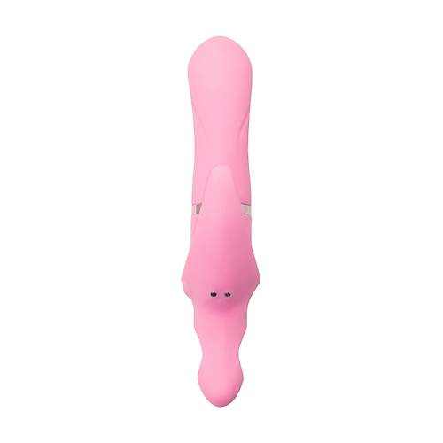 Klitoral uyarcl vibratr JOS Twistme, silikon, pembe, 19,5 cm