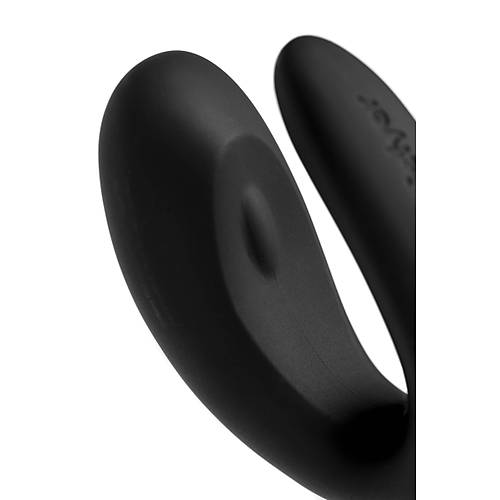 Satisfyer Double Fun Black iftler in Mini Vibratr, silikon, siyah, 18 cm