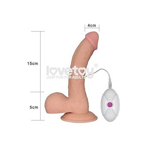 LOVETOY UR3 Yeni Nesil Titreimli 23 cm Realistik Vibratr Dildo