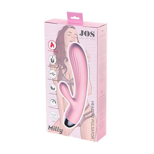 JOS MLLY Istmal Vibratr, silikon, pembe, 20 cm