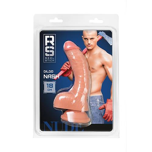 RealStick plak Nash, PVC, et, 18 cm gereki yapay penis