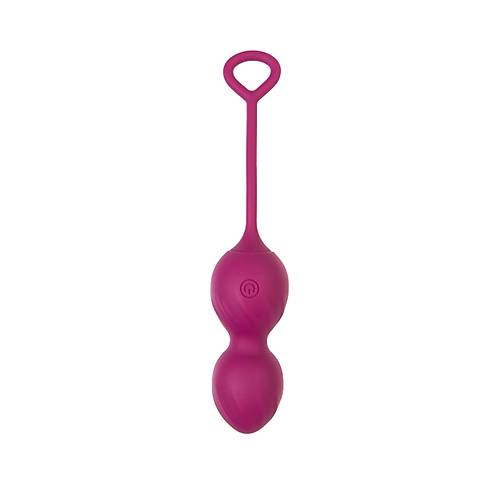 Vaginal balls L'Eroina Moussy, silicone, burgundy, 17 cm