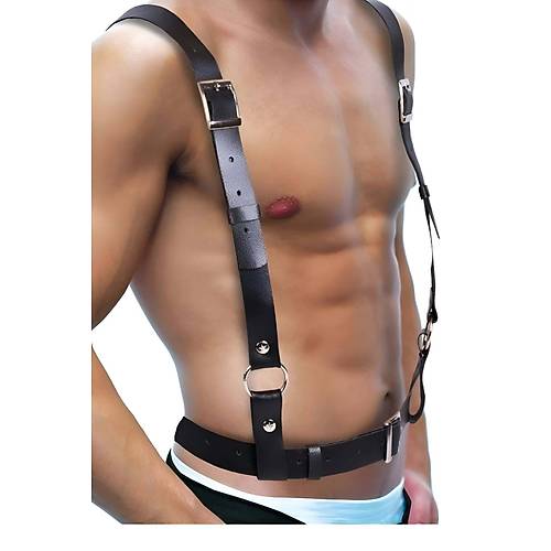 Deri Harness Aksesuar, k Erkek Harness - APFTM168